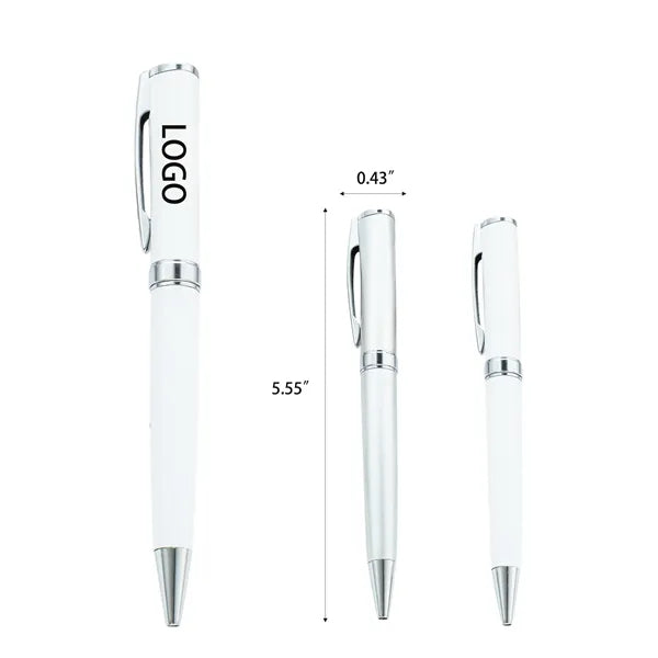 Metal commercial ballpoint pen,1.0 medium point, Black Ink