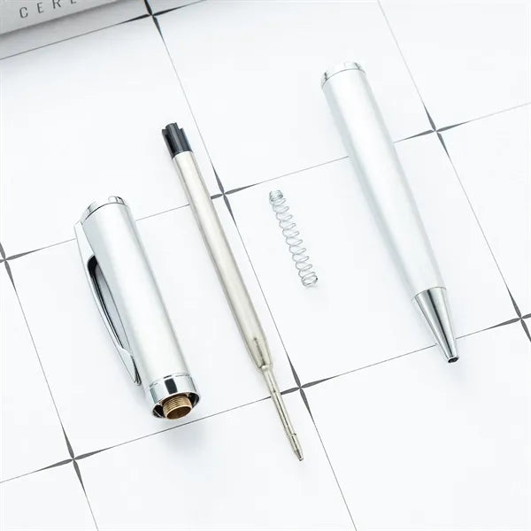 Metal commercial ballpoint pen,1.0 medium point, Black Ink