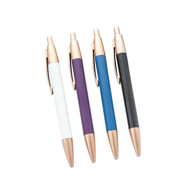 Metal commercial ballpoint pen,1.0 medium point, Black Ink