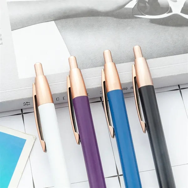 Metal commercial ballpoint pen,1.0 medium point, Black Ink