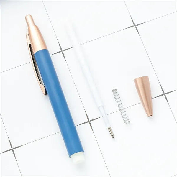 Metal commercial ballpoint pen,1.0 medium point, Black Ink