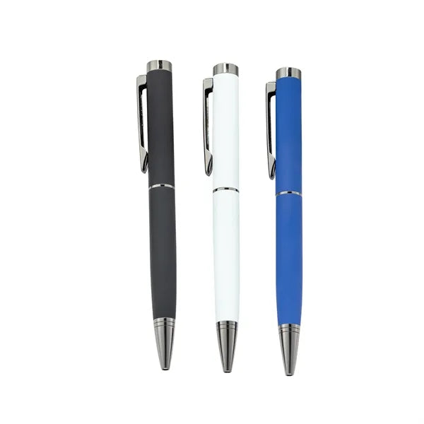 Metal commercial ballpoint pen,1.0 medium point, Black Ink