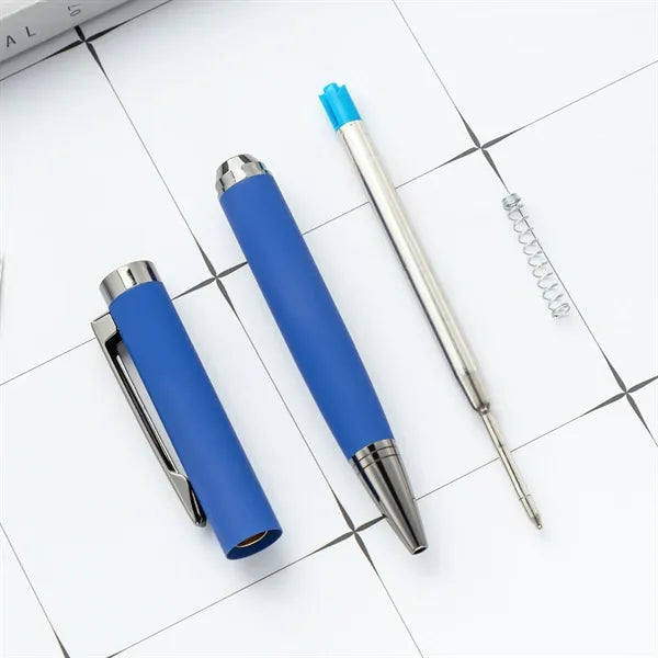 Metal commercial ballpoint pen,1.0 medium point, Black Ink