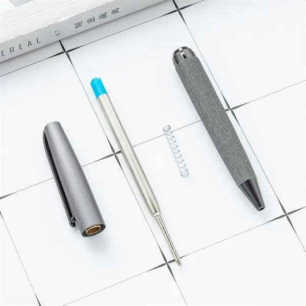Metal commercial ballpoint pen,1.0 medium point, Black Ink