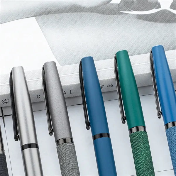 Metal commercial ballpoint pen,1.0 medium point, Black Ink