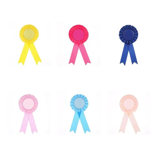 Tinplate Badge with Award Ribbon