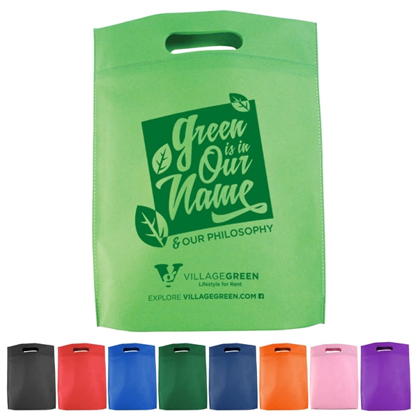 Non-Woven Promo Tote Bag (11"W x 14"H x 2"D)