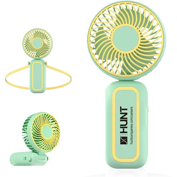 Portable hanging rope small fan
