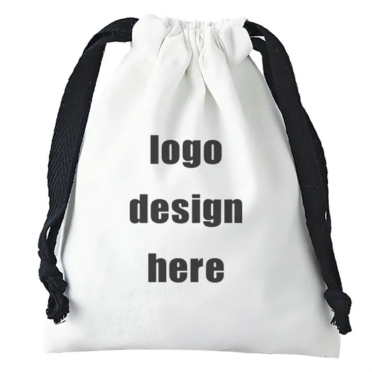 Canvas Drawstring Bags For Storage Wedding Christmas Party