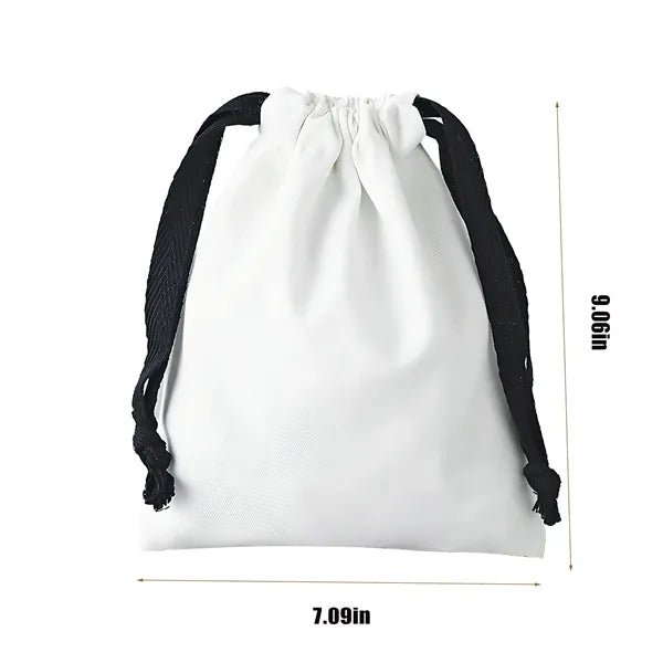 Canvas Drawstring Bags For Storage Wedding Christmas Party