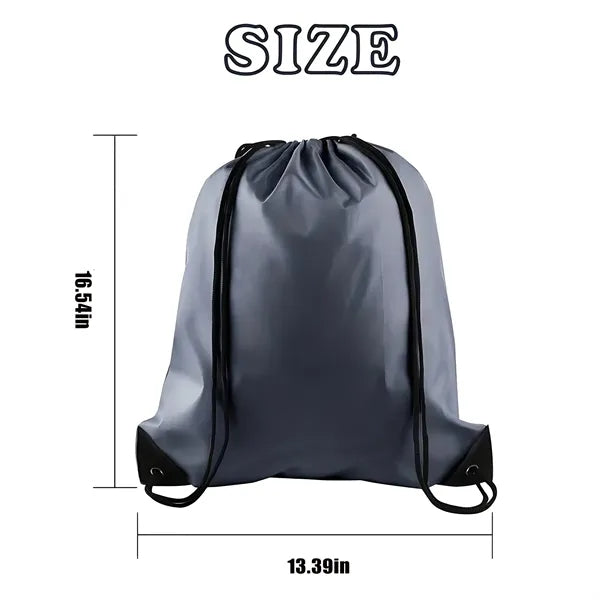 Drawstring Backpack Sports Bag For Travel Yoga Gym Outdoor