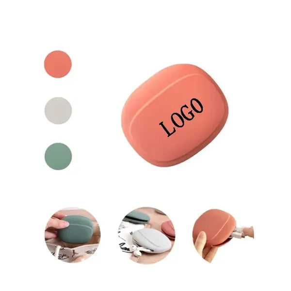 Silicone Headphone Organizer Data Cable Storage Case
