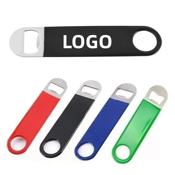 Stainless Steel Metal Bottle Flat Opener with Handle