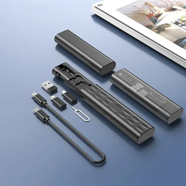 Multi-Functional Adapter Kit Data Transfer Travel USB Cables
