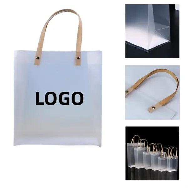 Clear plastic tote Shopper bag