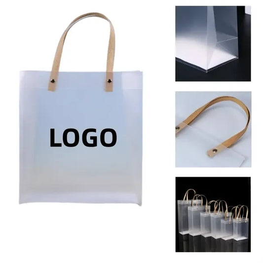 Clear plastic tote Shopper bag