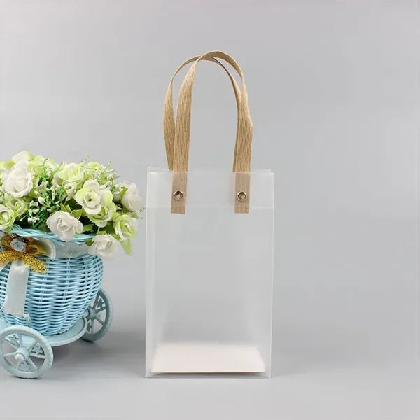 Clear plastic tote Shopper bag