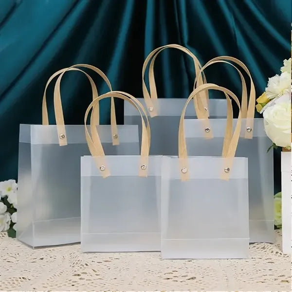 Clear plastic tote Shopper bag