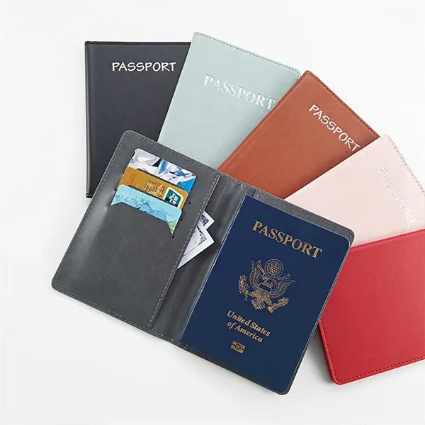 PU Leather Passport Holder Cover