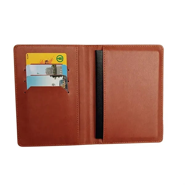 PU Leather Passport Holder Cover