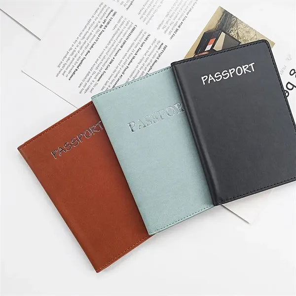 PU Leather Passport Holder Cover