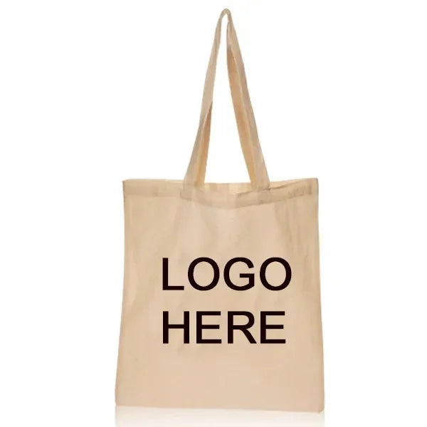 Natural full color cotton tote bag
