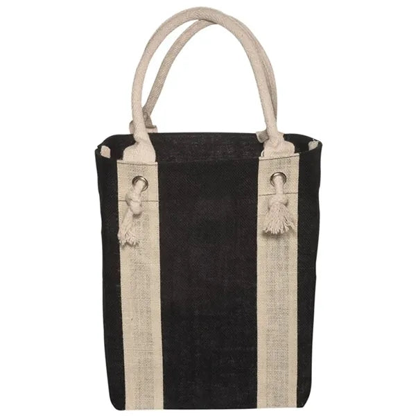 Burlap Jute Wine Bottle Bag With Handle