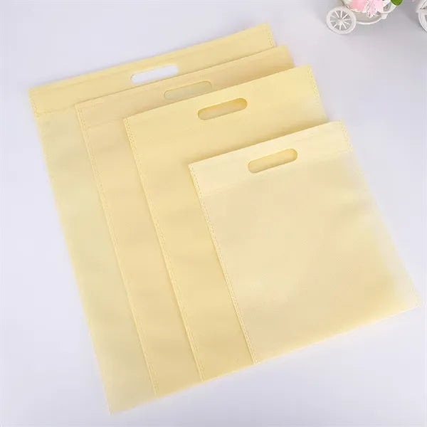 Recyclable Die Cut Non-woven Handle Bag