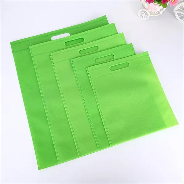 Recyclable Die Cut Non-woven Handle Bag