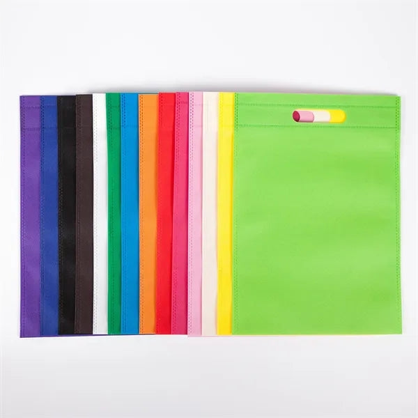Recyclable Die Cut Non-woven Handle Bag