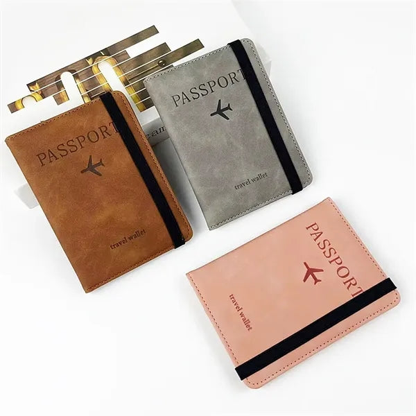Blocking Passport Holder and Luggage Tag Cover Set
