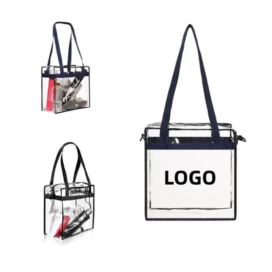 Transparent Tote Bag With Zipper