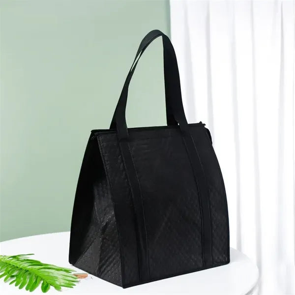 Non-Woven Zipper Insulated Tote Bag