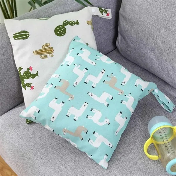 Baby diaper out storage bag