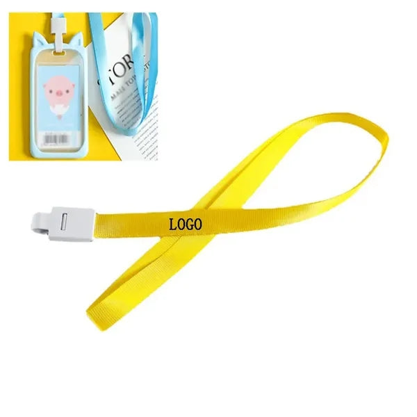 18" Custom Polyester Lanyard Personalize w/Text & Logos