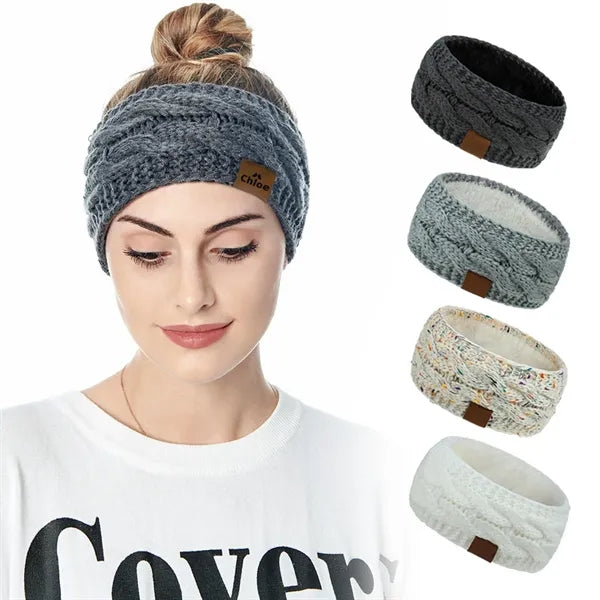 Womens winter warm thick knit headbands