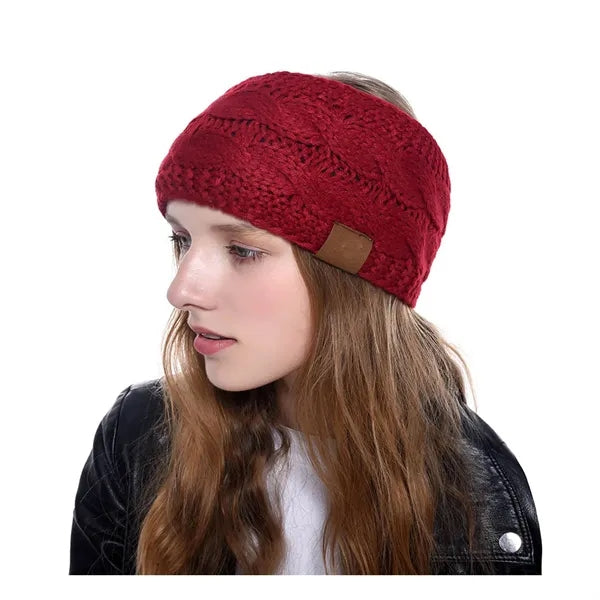 Womens winter warm thick knit headbands