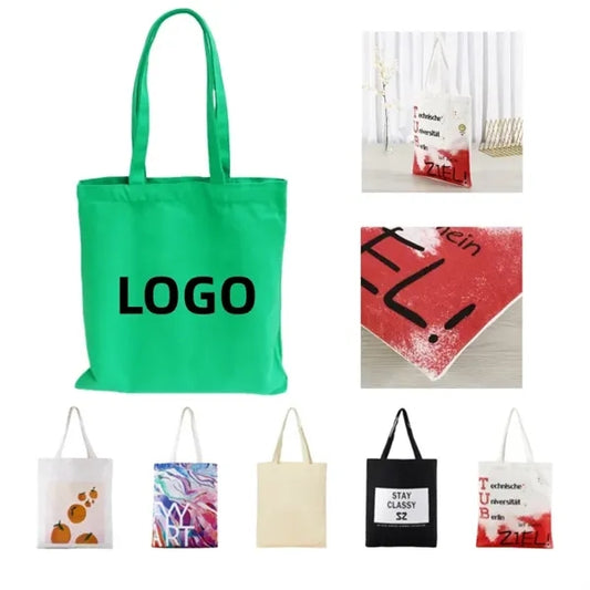 Natural Cotton Canvas Handbag