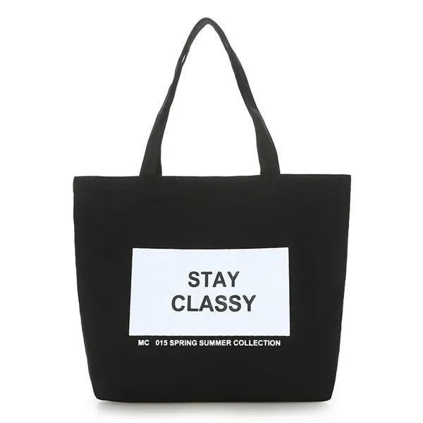 Natural Cotton Canvas Handbag