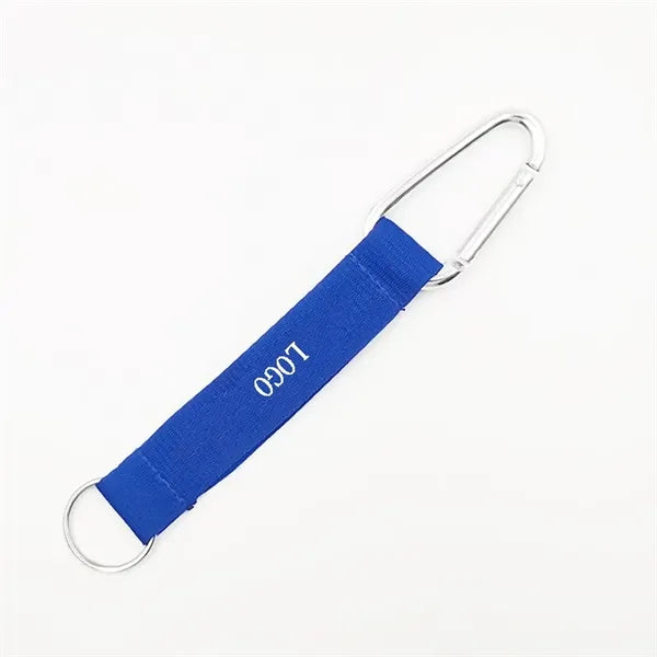 Short Lanyard Keychain Key Strap w/Aluminum Carabiner