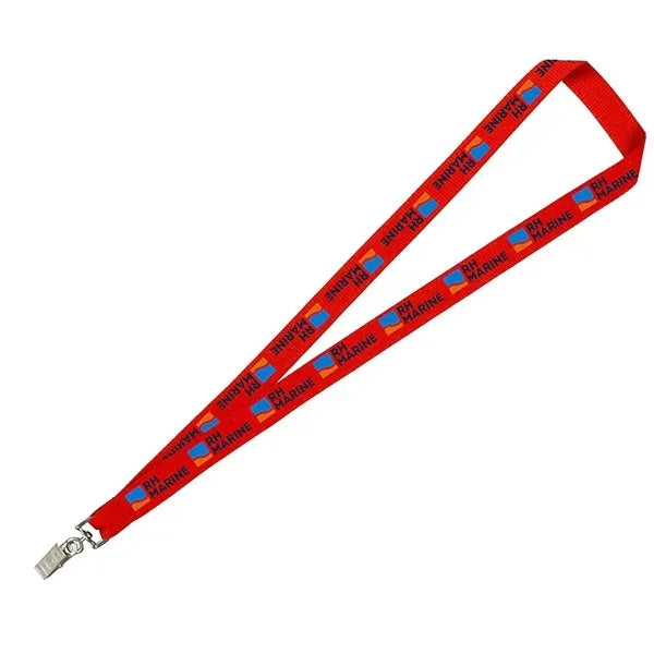 3/4" Import Air Ship Recycled RPET Silkscreen Lanyard