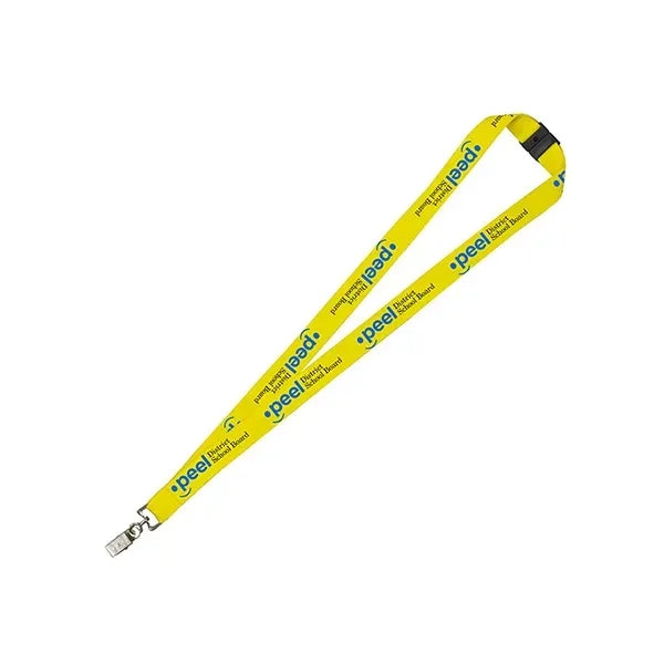 3/4" Import Air Ship Recycled RPET Silkscreen Lanyard