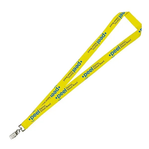 3/4" Import Air Ship Recycled RPET Silkscreen Lanyard