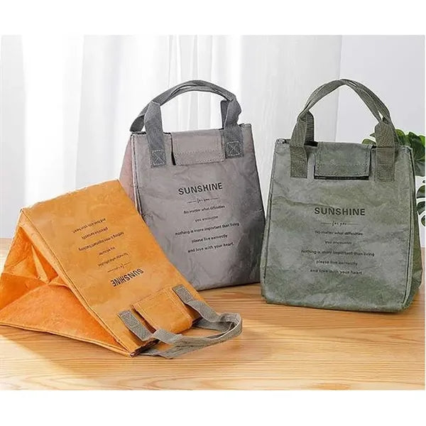 Logo Printed Washable Insulated Lunch Bag