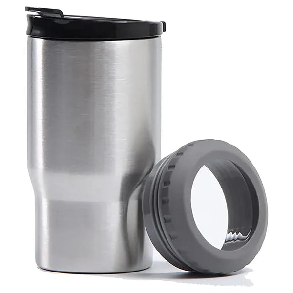 3 In 1 14oz Travel Cooler Insulated Tumbler W/Opener
