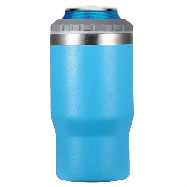 3 In 1 14oz Travel Cooler Insulated Tumbler W/Opener