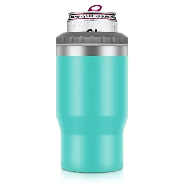 3 In 1 14oz Travel Cooler Insulated Tumbler W/Opener