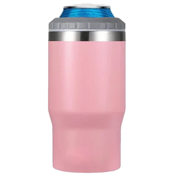 3 In 1 14oz Travel Cooler Insulated Tumbler W/Opener