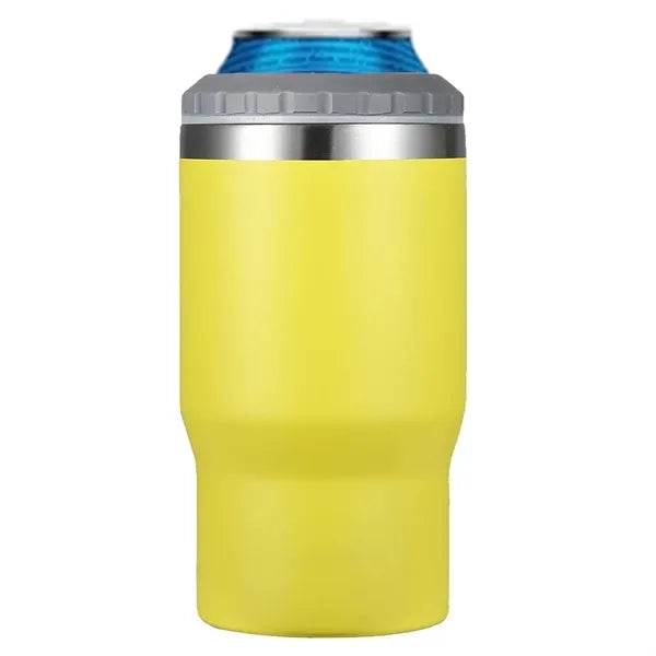 3 In 1 14oz Travel Cooler Insulated Tumbler W/Opener