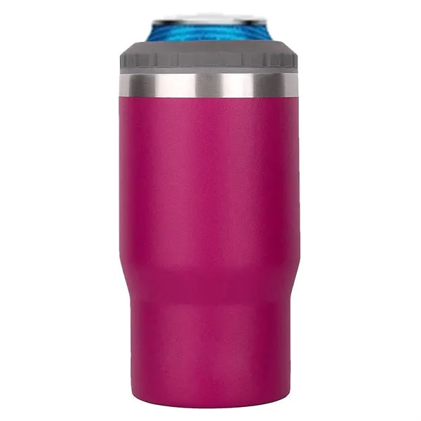 3 In 1 14oz Travel Cooler Insulated Tumbler W/Opener